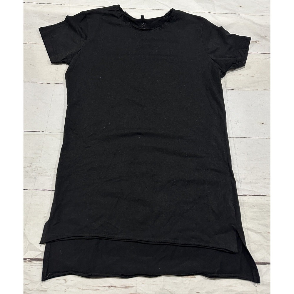 ALPHALETE Performance Fit Medium Black Short Sleeve Active Crewneck Mens Shirt
